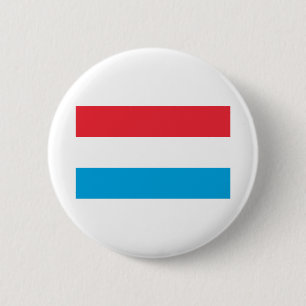 Badge Rond 5 Cm Drapeau Luxembourg