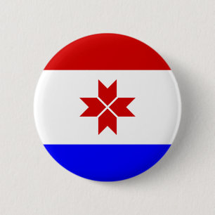Badge Rond 5 Cm Drapeau Mordovia