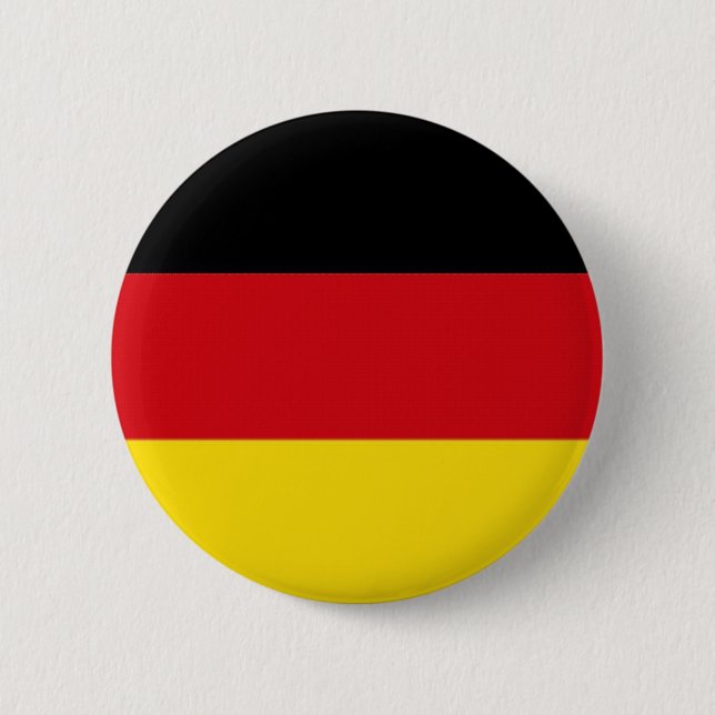 Badge Rond 5 Cm Drapeau national d'Allemagne (Devant)