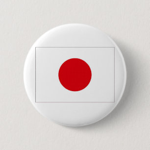 Badge Rond 5 Cm Drapeau national du Japon