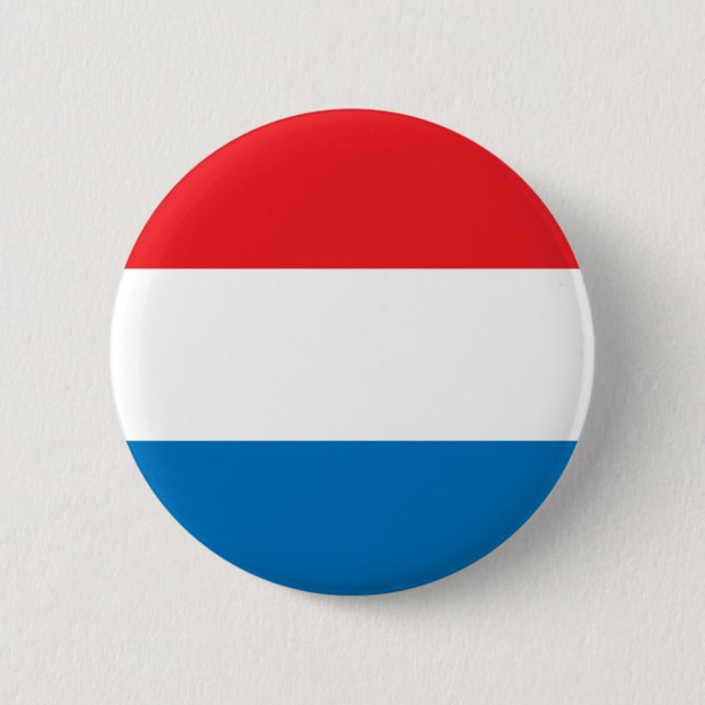 Badge Rond 5 Cm Drapeau néerlandais (Devant)