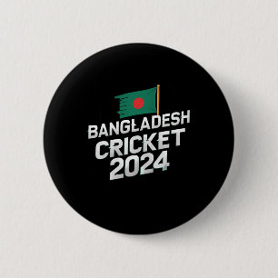 Badge Rond 5 Cm Drapeau Ngladesh Cricket 2025 Fans Joueur Entraîne