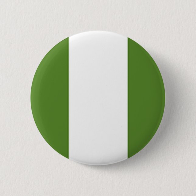 Badge Rond 5 Cm Drapeau nigérian (Devant)
