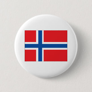 Badge Rond 5 Cm Drapeau norvégien