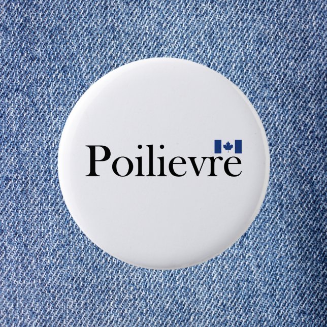 Badge Rond 5 Cm Drapeau officiel canadien Pierre Poilievre (Créateur téléchargé)