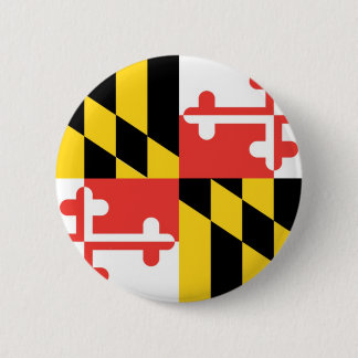 Badge Rond 5 Cm Drapeau officiel d'état du Maryland