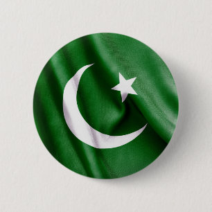Badge Rond 5 Cm Drapeau pakistanais