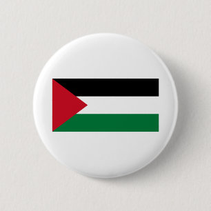 Badge Rond 5 Cm Drapeau palestinien