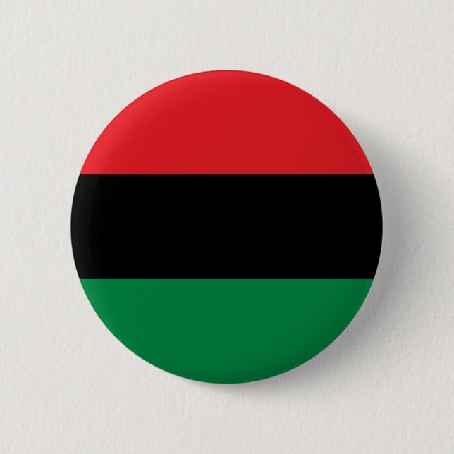 Badge Rond 5 Cm Drapeau panafricain de l'UNIA (Devant)