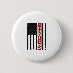 Badge Rond 5 Cm Drapeau Patriotique Vertical Luckyland Vintage