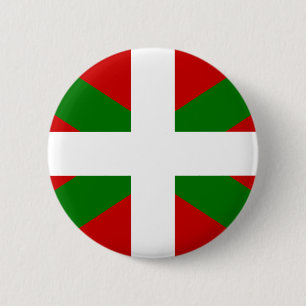 Badge Rond 5 Cm Drapeau pays Basque euskadi
