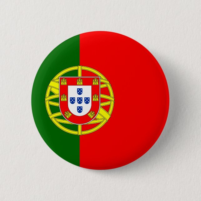Badge Rond 5 Cm Drapeau portugais (Devant)
