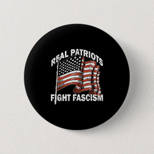 Badge Rond 5 Cm Drapeau Rétro Usa Drôle De Véritables Patriotes Lu
