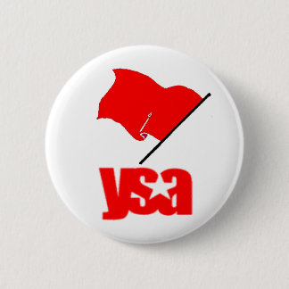 Badge Rond 5 Cm Drapeau rouge de YSA