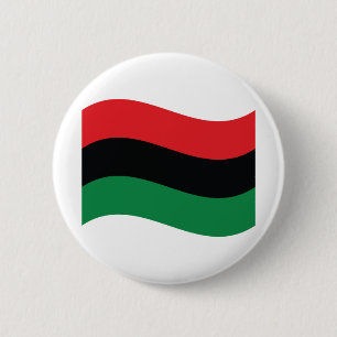 Badge Rond 5 Cm Drapeau rouge, noir et vert