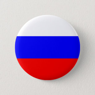 Badge Rond 5 Cm Drapeau russe