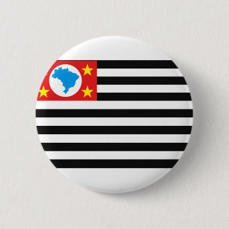 Badge Rond 5 Cm Drapeau São Paulo