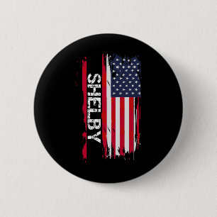 Badge Rond 5 Cm Drapeau Shelby Amérique