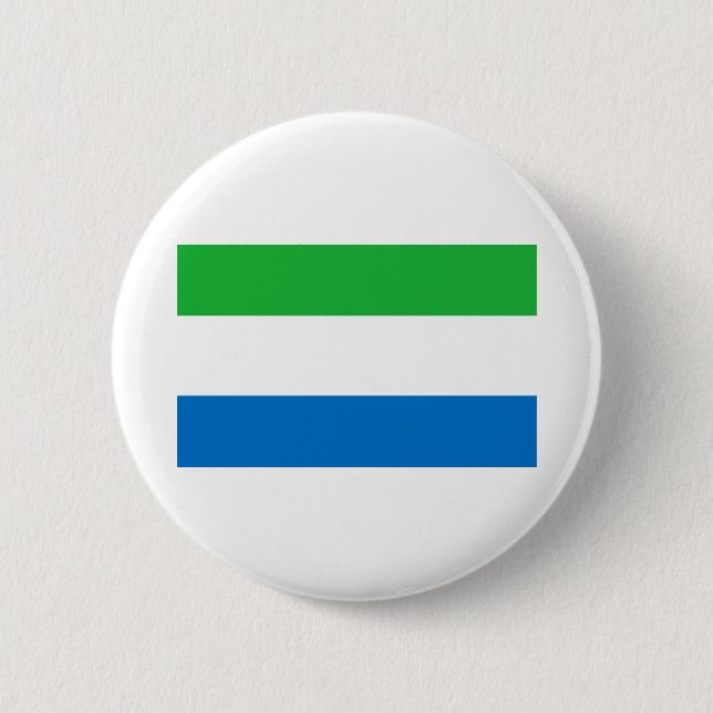Badge Rond 5 Cm Drapeau Sierra Leone (Devant)