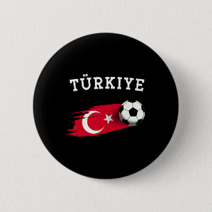 Badge Rond 5 Cm Drapeau Turc Drapeau Turquie Football Turc Turc Fo