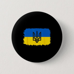 Badge Rond 5 Cm Drapeau Ukraine Ukrainien Fierté Ukraine Cœur 4