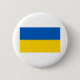 Badge Rond 5 Cm Drapeau ukrainien