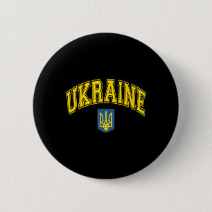 Badge Rond 5 Cm Drapeau ukrainien d'Ukraine Graphique 1