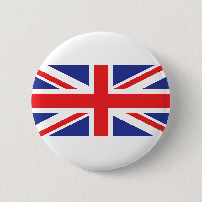 Badge Rond 5 Cm Drapeau Union Jack UK (Devant)
