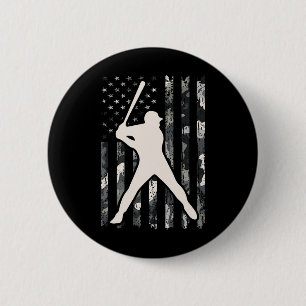 Badge Rond 5 Cm Drapeau Usa Camo Vintage Bysebyll Bysebyll Pour M