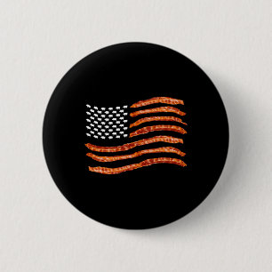 Badge Rond 5 Cm Drapeau Usa Con Cute Us Séché Chiens Drôle 4 juill