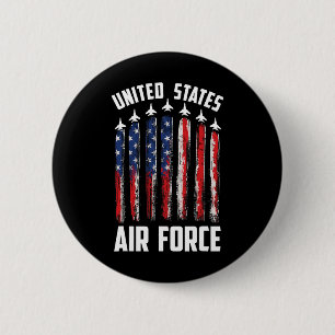 Badge Rond 5 Cm Drapeau Usa Patriotique 4 Juillet Hommes États-Uni