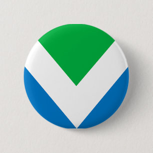 Badge Rond 5 Cm Drapeau végétal