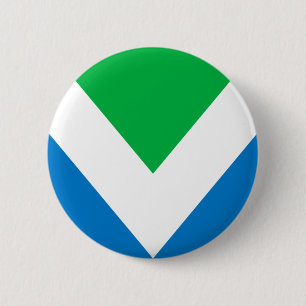 Badge Rond 5 Cm Drapeau végétal international