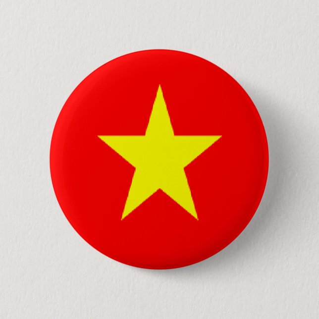 Badge Rond 5 Cm drapeau vietnam (Devant)