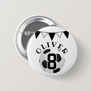 Badge Rond 5 Cm Drapeaux de guirlande de balle de football de Socc