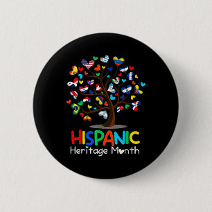 Badge Rond 5 Cm Drapeaux latins Arbre Latina Patrimoine national h