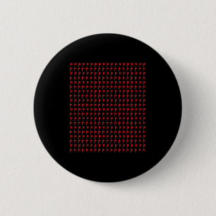 Badge Rond 5 Cm Drapeaux Rouges Amoureux de Mème Tendance Drôle So