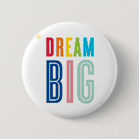 DREAM BIG LITTLE ONE cool typographie couleurs viv