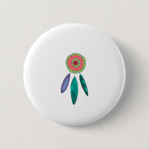 Badge Rond 5 Cm Dreamcatcher