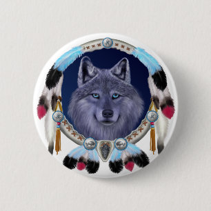 BADGE ROND 5 CM DREAMWOLF