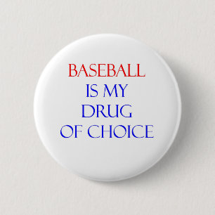 Badge Rond 5 Cm Drogue de base-ball de choix