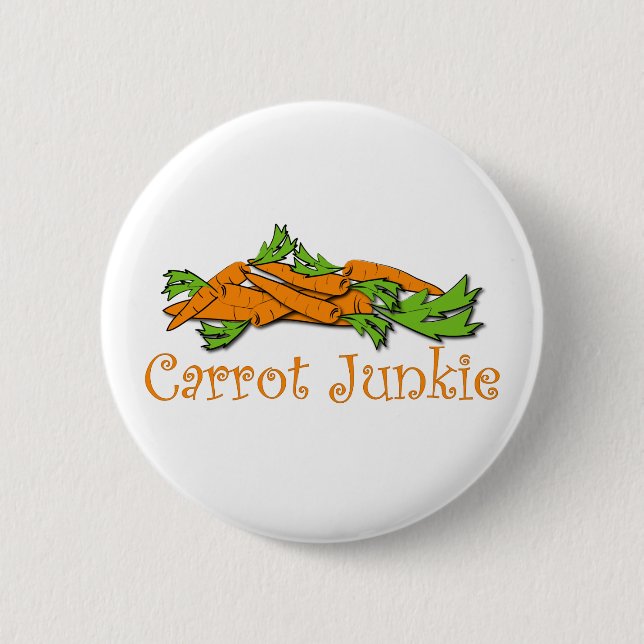 Badge Rond 5 Cm Drogué de carotte (Devant)