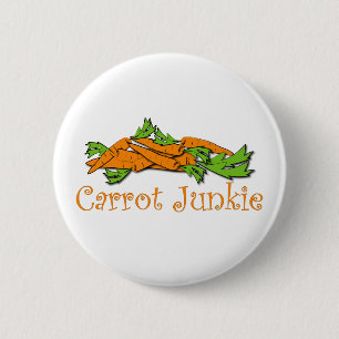 Badge Rond 5 Cm Drogué de carotte