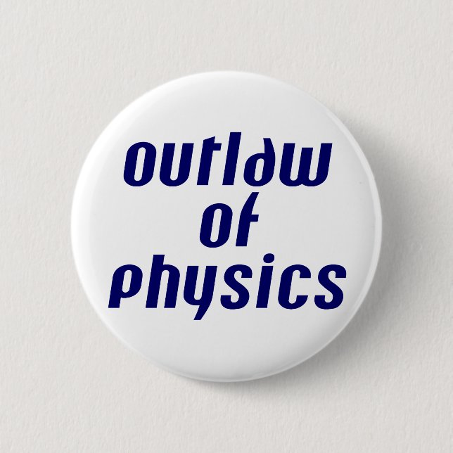 Badge Rond 5 Cm Droit de la physique (Devant)
