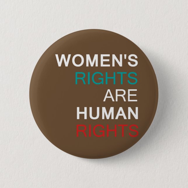 Badge Rond 5 Cm Droits de la femme (Devant)