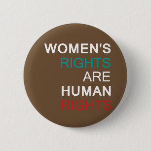 Badge Rond 5 Cm Droits de la femme