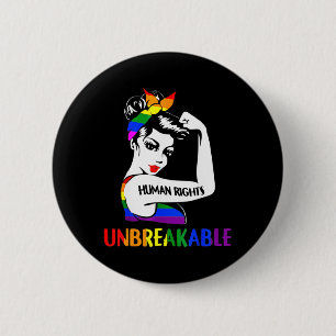 Badge Rond 5 Cm Droits de l'Homme : un mois de la fierté LGBT 2022