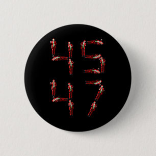 Badge Rond 5 Cm Drôle 45 47 Trump Dance Noël Noël Noël Noël Noël N