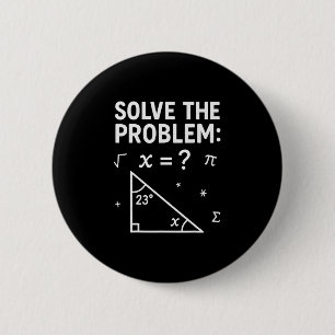Badge Rond 5 Cm Drôle 67 Math Meme Résoudre Le Problème Enseignant