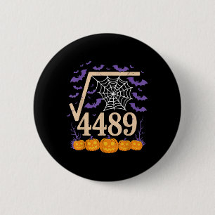 Badge Rond 5 Cm Drôle 67 Mème Prof de maths 6 7 Racine carrée 4489
